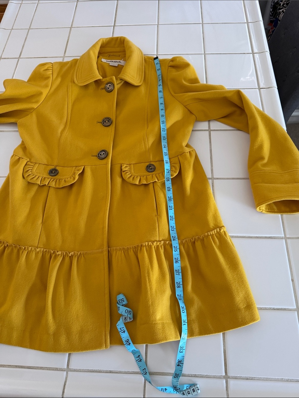 HYDRAULIC yellow peacoat XL - Picture 8 of 9